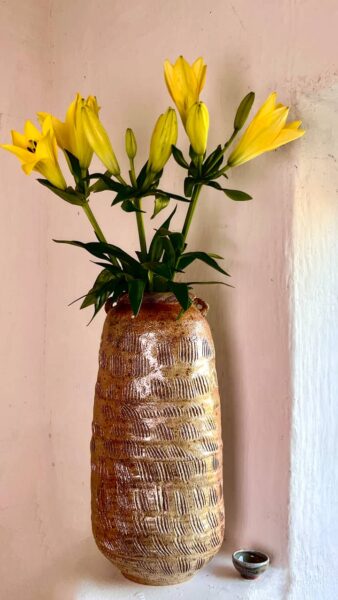 urna av Maria Ekberg, vedbränd